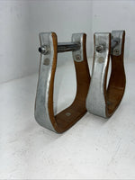 New Metal Bound Wood Stirrups #57-1334 FF-14
