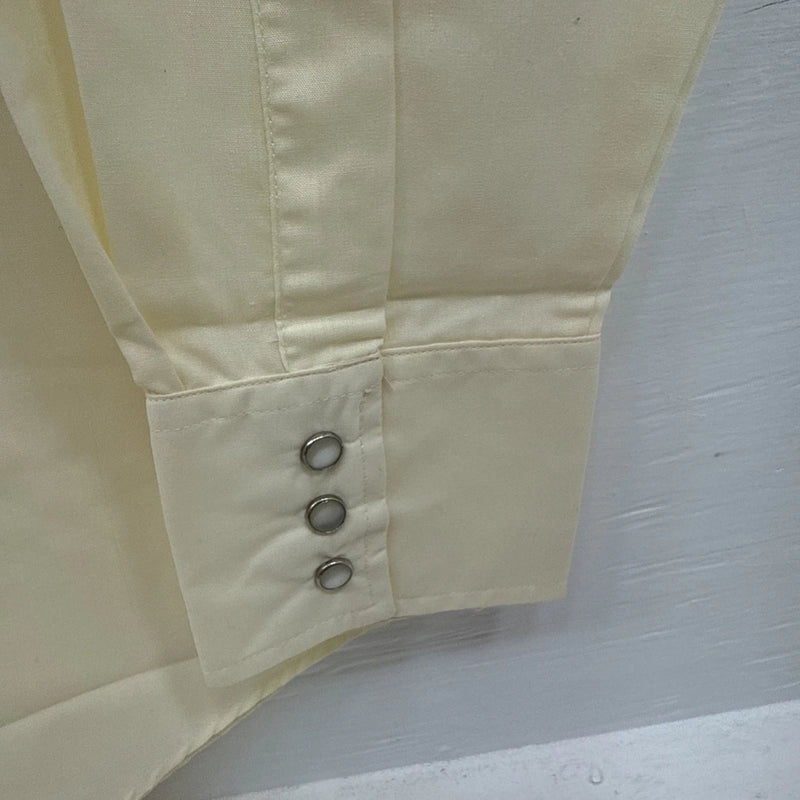 New Men’s ELY wildlife collection Yellow long sleeve pearl Medium B-75