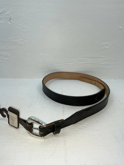 New Black Genuine Leather Nocona 44” Belt #1411601 JJ-69