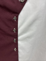 New Women’s Cowboy Threads Purple White Short Sleeve Button Up Size Large TT-67