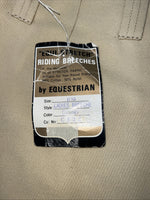 New Womens Tan Equestrian English Riding Breeches. 30 R C 522 D-79