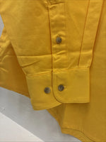 New Men’s PBR Wrangler Yellow Blue Long Sleeve Button Up 2XL T-28