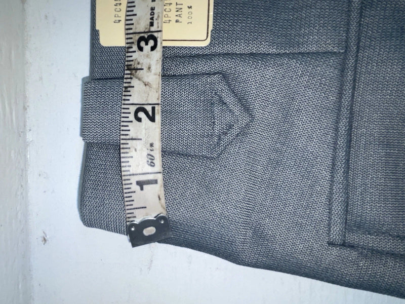 New Vintage Gray Circle S Polyester Pants #2842 VV-54