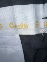 New Vintage Black Circle S Polyester Pants #CP4793 XX-63