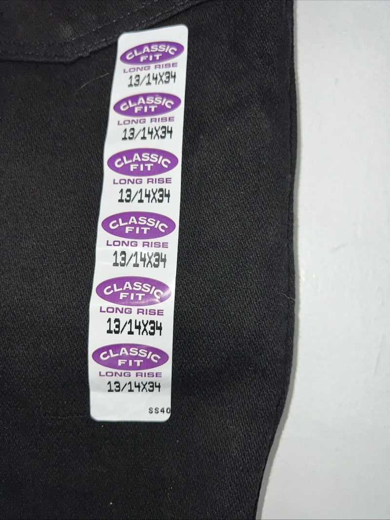 Nw Men’s Black Cowboy Cut Slim Fit Wrangler Jeans. 13/14x34 G-9