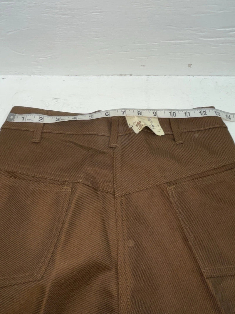 New Vintage Brown Miller Polyester Pants #2624 3A-79