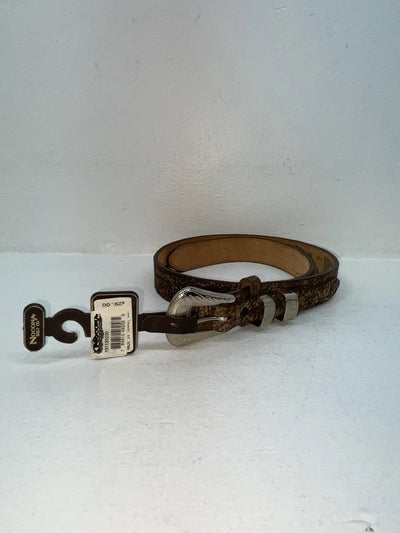New Brown Genuine Leather Nocona 30” Belt #151120230 Z-56