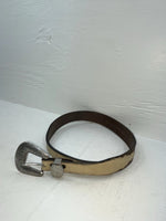 New Brown Genuine Leather Acme Tooled 29” Belt #6921 JJ-28