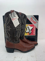 New Men’s Brown Texas Brand Cowboy Boots. 1201 10 D. 7-57
