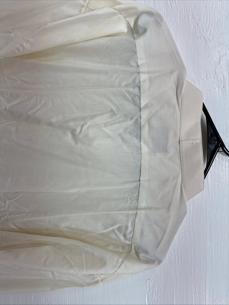 New Men’s Classix Yellow Under Shirt Tux Long Sleeve Button Up 4XL J-41