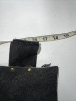 New Children’s Black Show Chaps With Fringe Adjustable Waist 24” M I-70