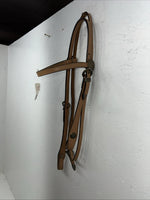 New Leather Royal King Brownband Headstall. Full #18-201 S-55