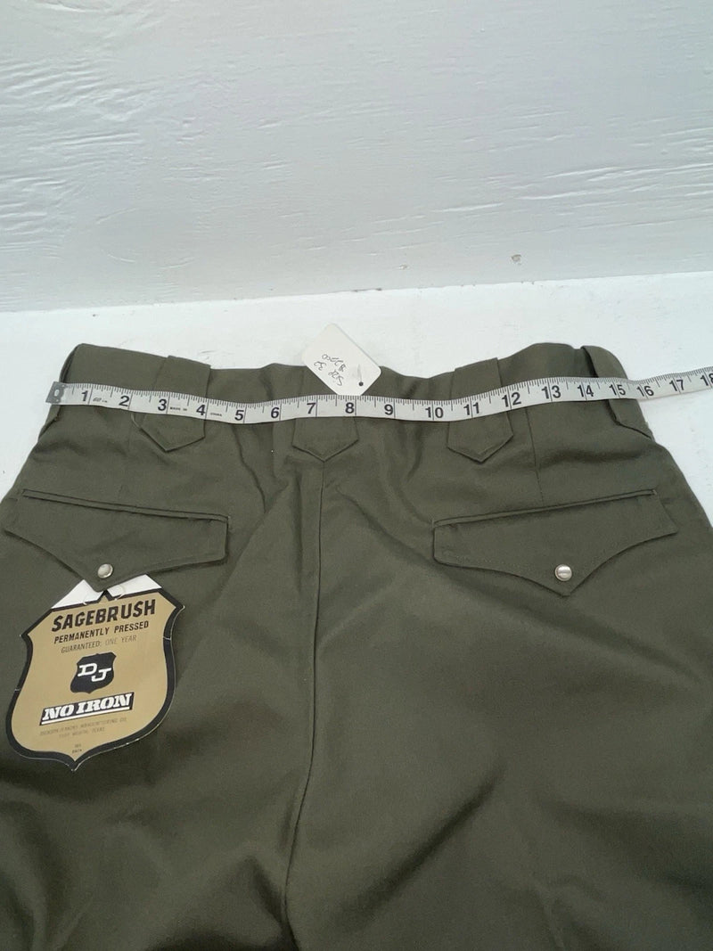 New Vintage Green Dickson Jenkins Polyester Pants #2619 ZZ-26