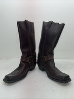 New Men’s Brown Dan Dino Cowboy Boots. 7129 9 D. 4-21