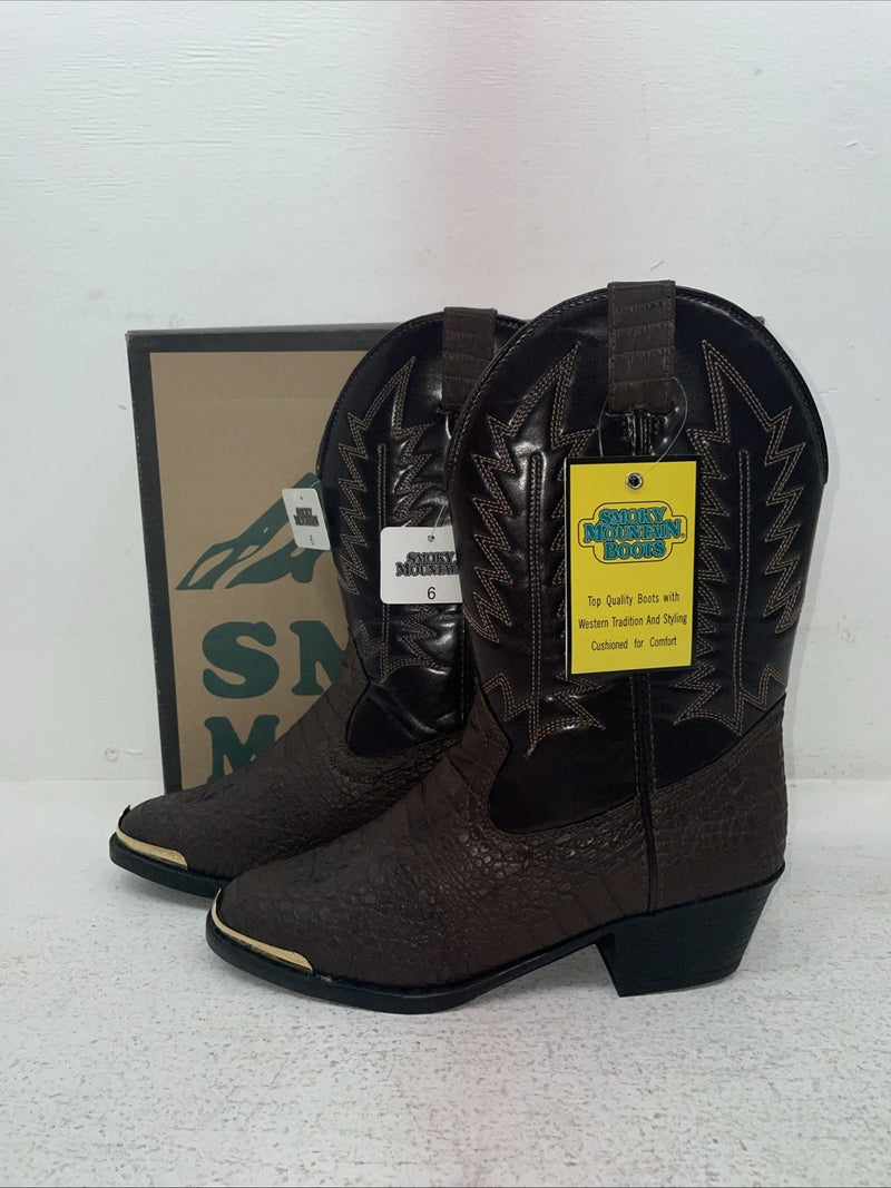 New Men’s Brown Smoky Mountain Cowboy Boots. 107311 Y 6. 1-58