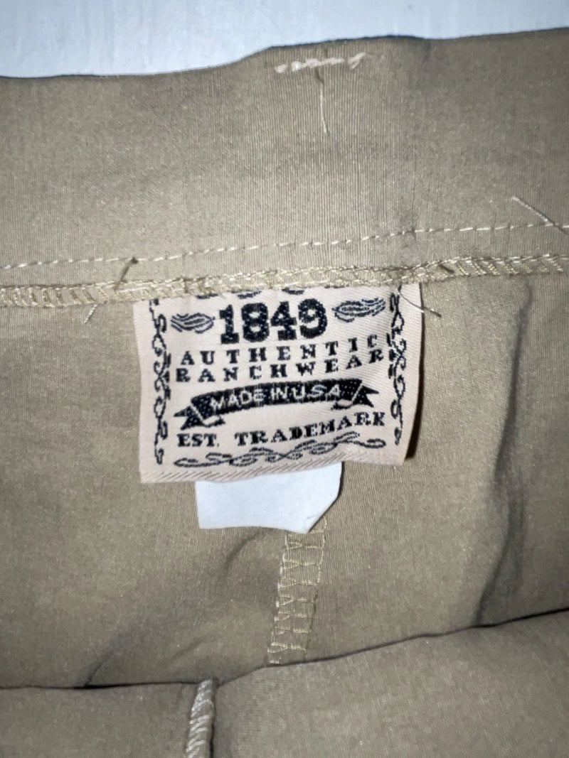 New Vintage Beige 1849 Polyester Pants #3443 XX-45