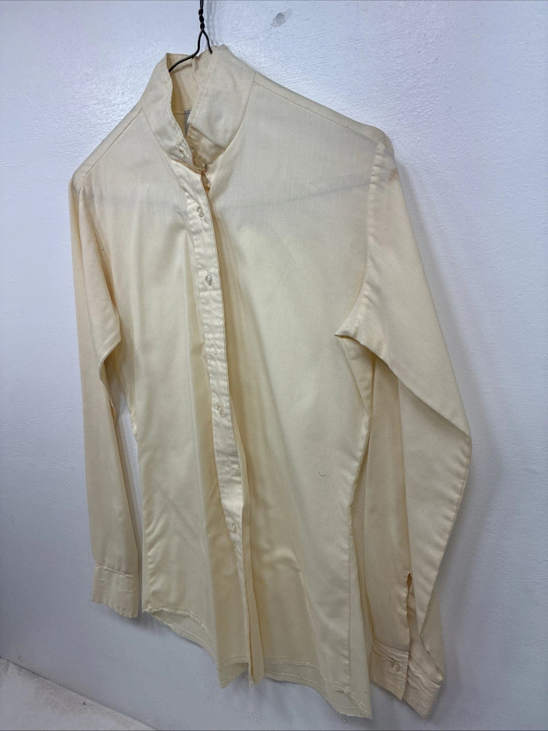 New Women’s Town And Country Yellow Long Sleeve Button Up Size 32 YY-93