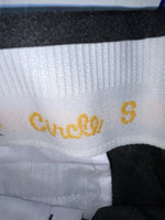 New Vintage Black Circle S Polyester Pants #CP4793 OO-94