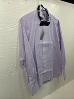 New Wayne Scott Purple Long Sleeve Bottom Up English Shirt Medium X-95