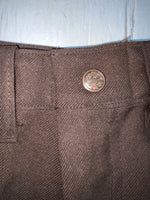 New Vintage Brown Dickson Jenkins Polyester Pants #9928 VV-55