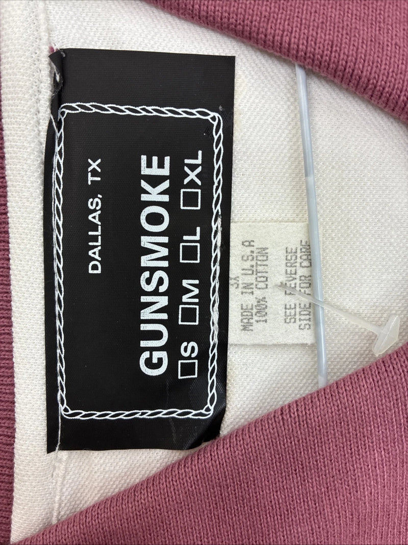 New Men’s GunSmoke White Red Short Sleeve Polo 3XL E-56
