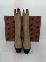 New Men’s Cream Texas Imperial Cowboy Boots. M 129 9 D. 4-22