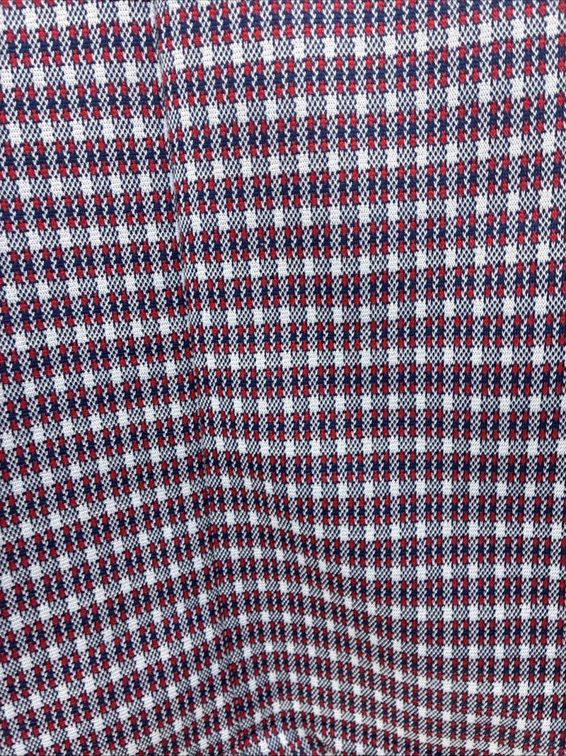 New Wims Panhandle Slim Blue Red Long Sleeve Zip Up Size 16 3B-6