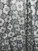 New Men’s Gray Mr.nick Button Up Long Sleeve Shirt 15.5x32 M I-57