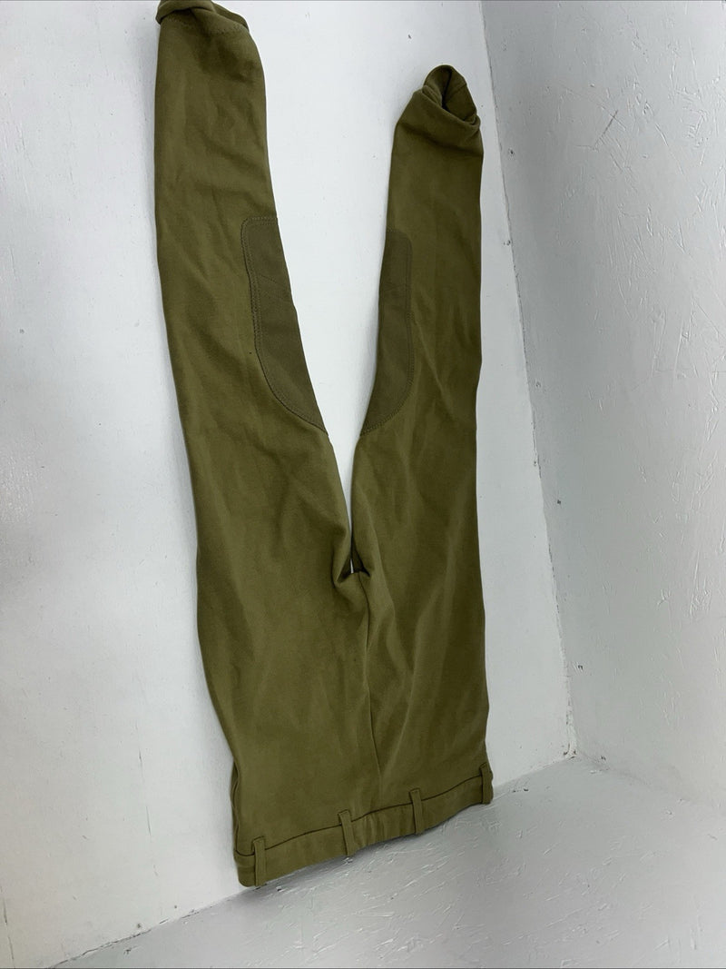 New Women’s Green Vequi Comfort English Riding Breeches. Large D-57
