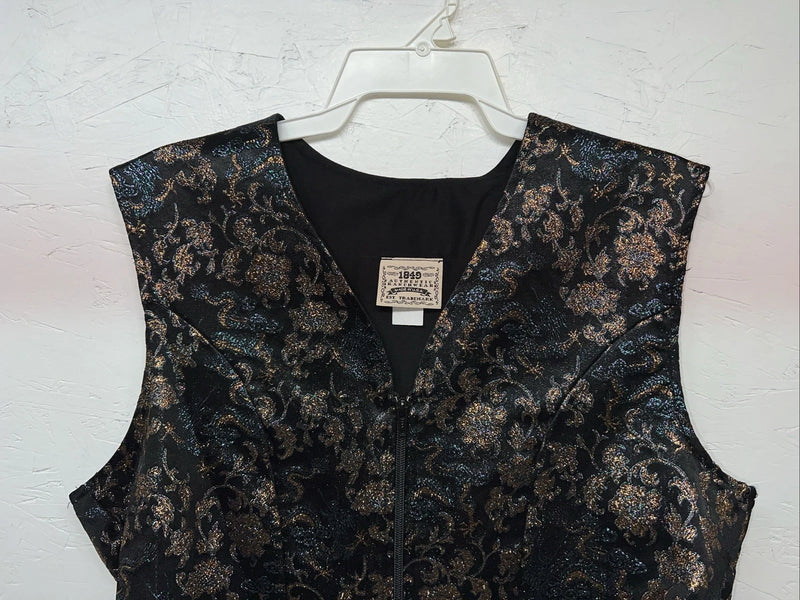 New Women’s 1849 Authentic Ranchwear Multicolor Show Vest XXL #2949 WW-39