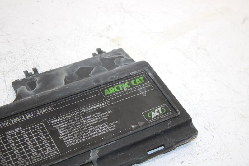 02 Arctic Cat Z 440 Oem Tool Tray Cover 1670-049 SAS12