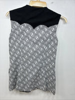 New Women’s Western Heritage Black White Show Vest Button Up Size 14 YY-112