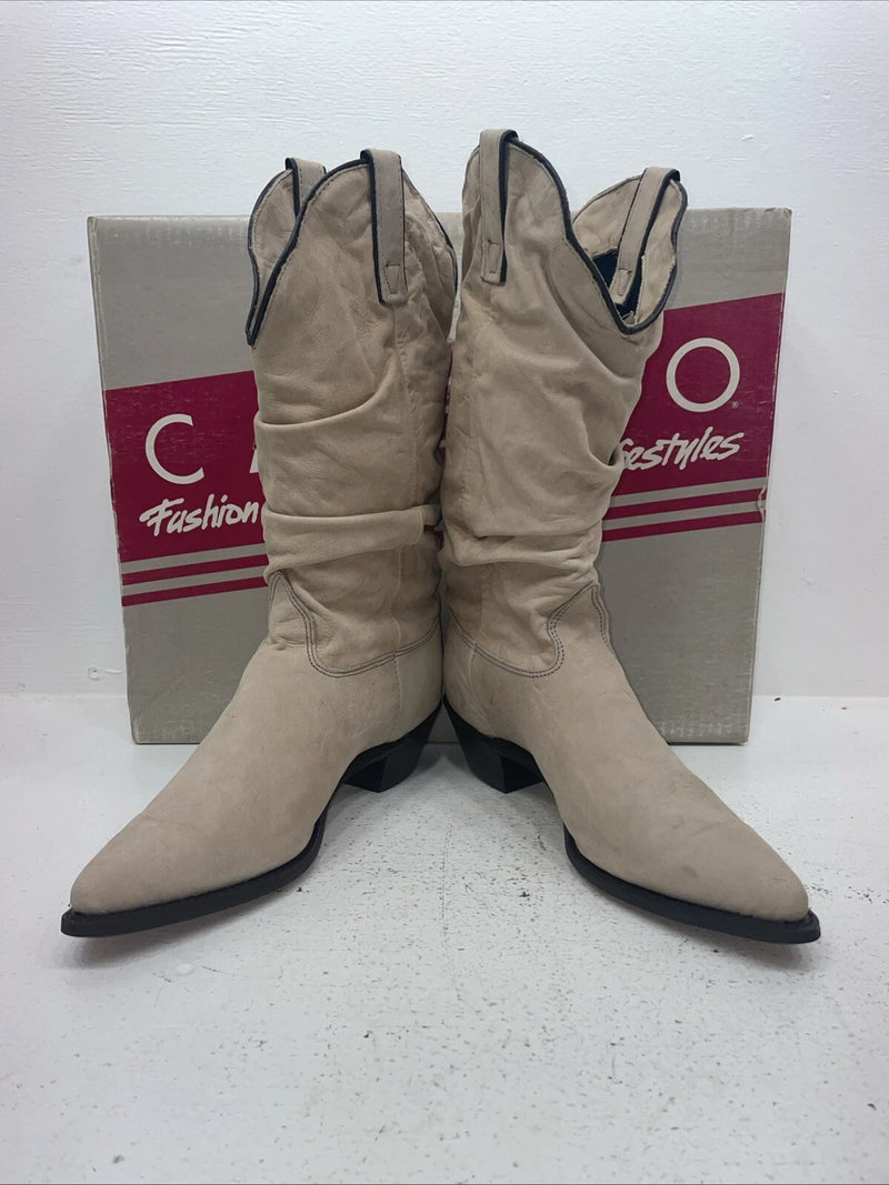 New Women’s Cream Capezio Cowboy Boots. L 509 9 M. 15-62