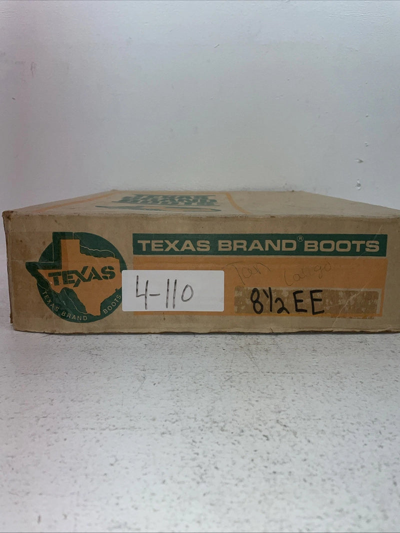 New Men’s Brown Texas Brand Cowboy boots. 7844 8.5 8 1/2 E E. 4-110￼