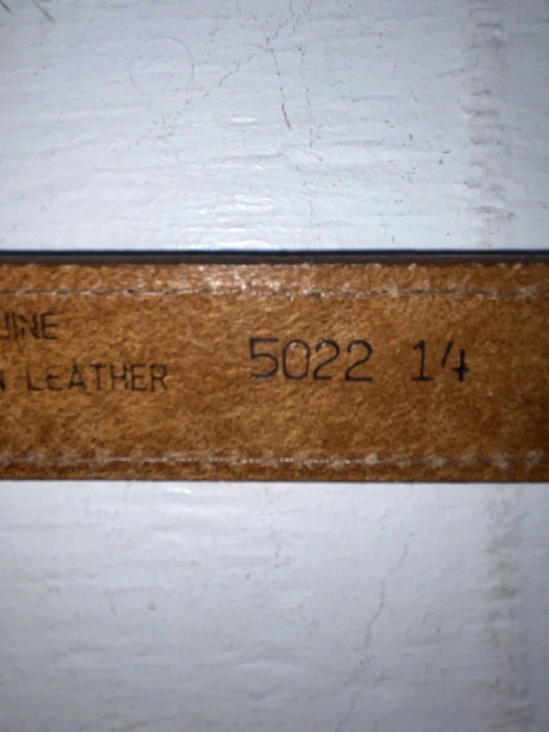 New Brown Genuine Leather Acme Tooled 28” Belt #5022 JJ-161