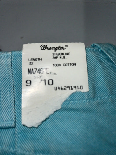 New Women’s Turquoise Wrangler Silverlake Regular Fit Denim Jeans. 9/10x32 P-6