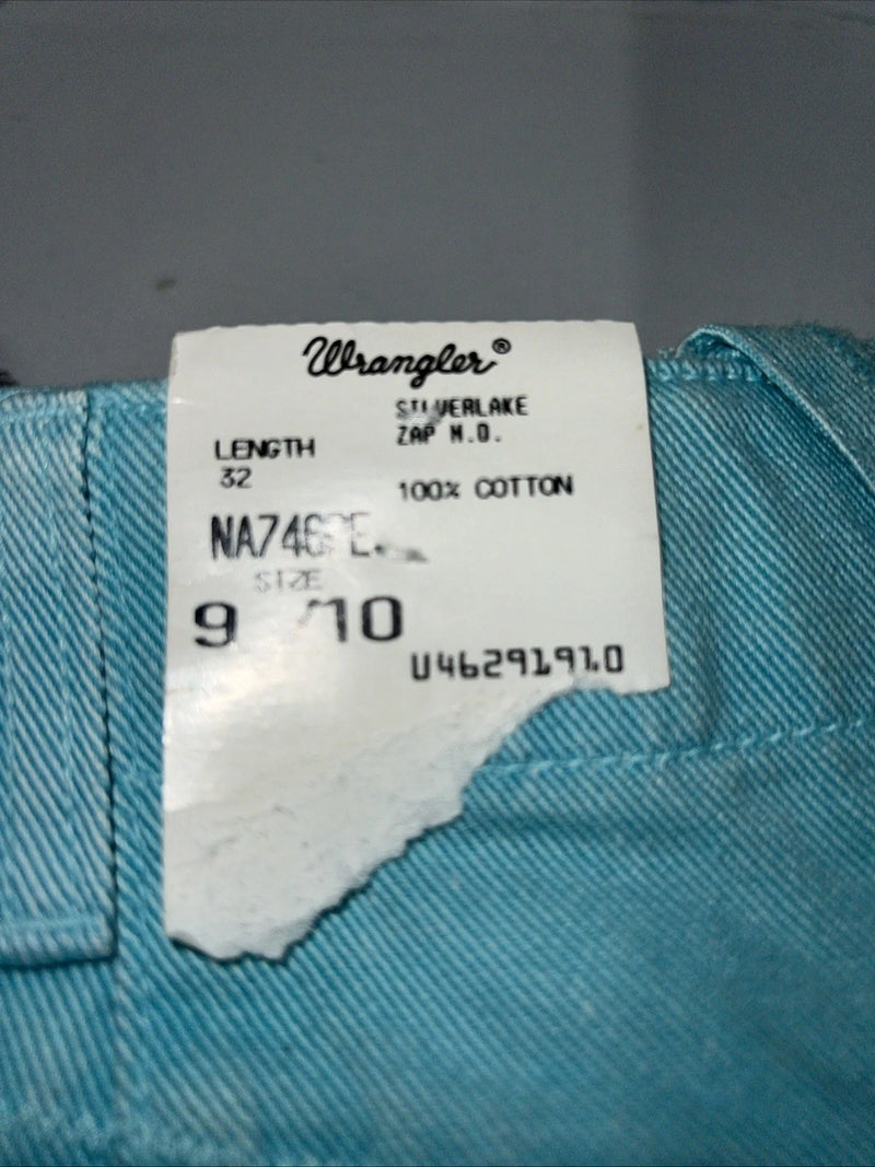 New Women’s Turquoise Wrangler Silverlake Regular Fit Denim Jeans. 9/10x32 P-6