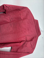 New Kids ELY Classic Pink Long Sleeve Button Up Medium DD-78