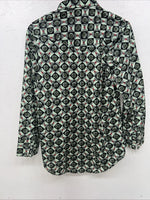 New Men’s Green Denver Westerns Long Sleeve Pearl Snap Shirt. 15x32 M P-73