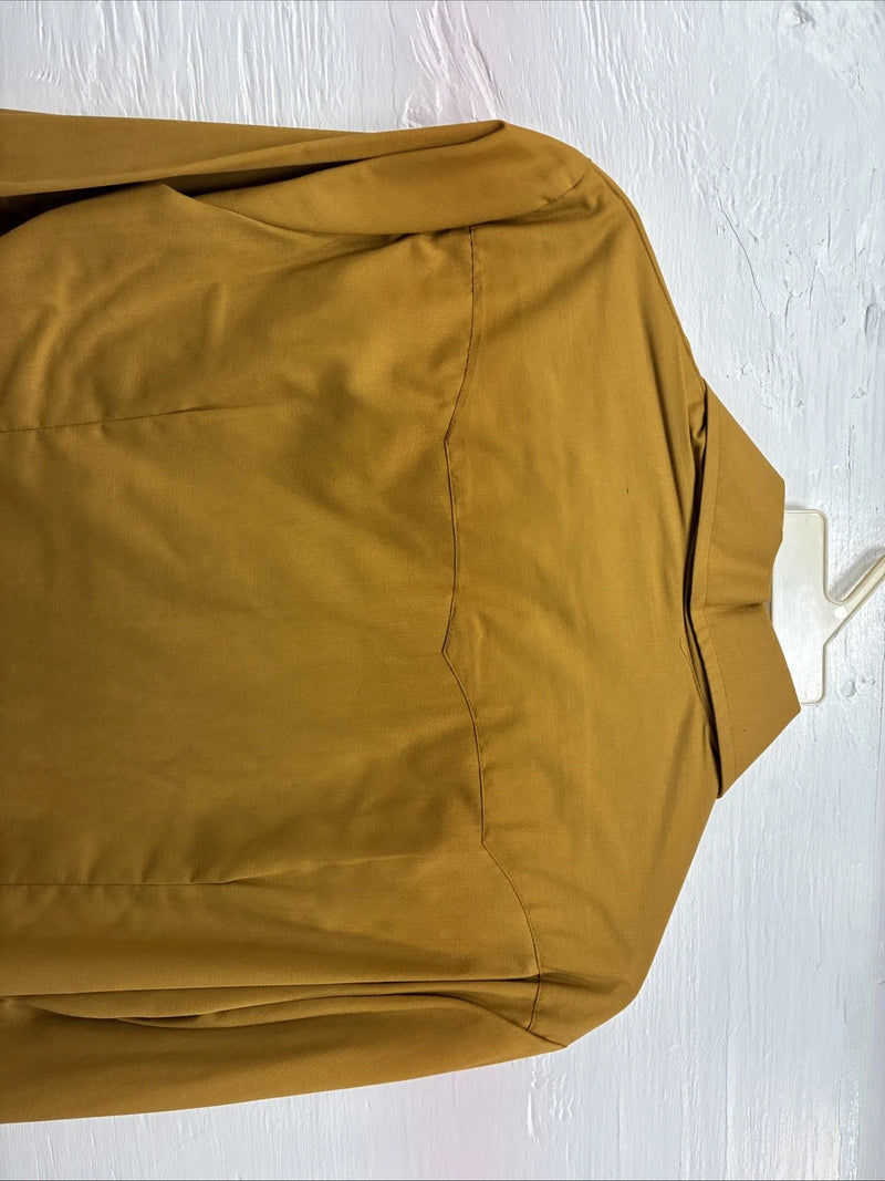 New Kids Panhandle Slim Yellow Long Sleeve Pearl Snap Large CC-75