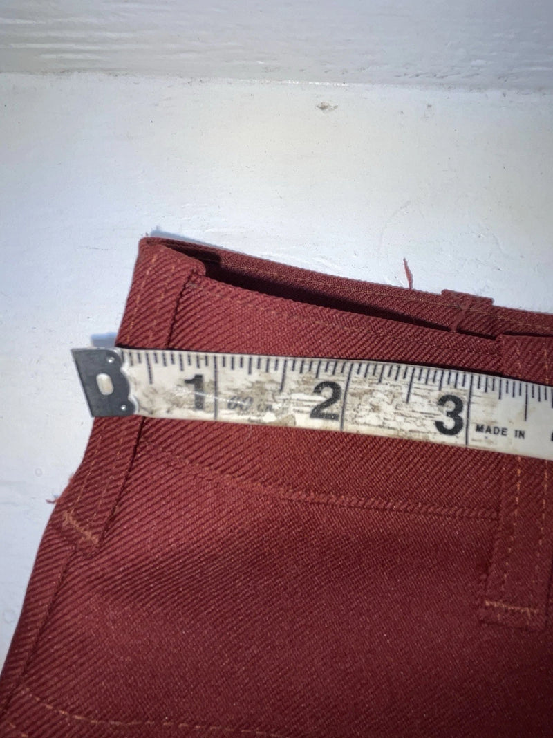 New Vintage Red Dickson Jenkins Polyester Pants #5512A OO-33