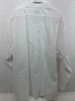 New Classix White Long Sleeve Button Up English Shirt 20-20.5 4XL X-101