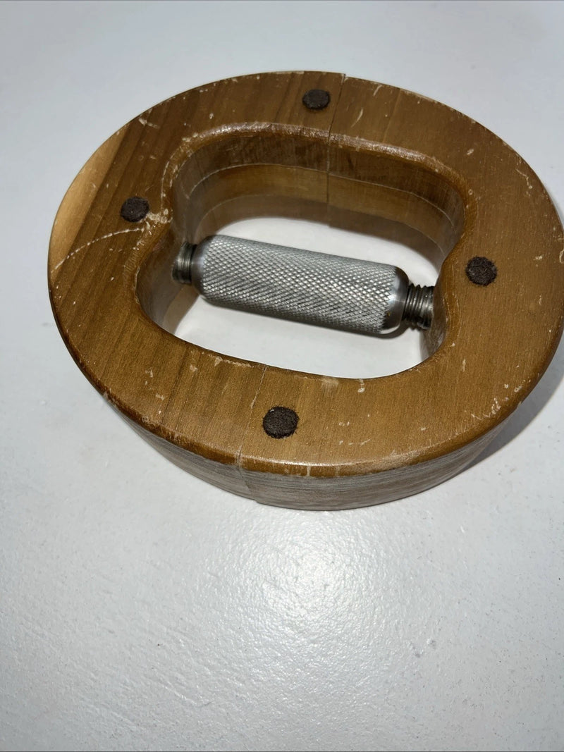 New Wood 6 3/4 Cowboy Hat Stretcher Metal Handle #01028 3C-4