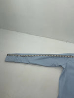 New Women’s Blue Panhandle Slim Long Sleeve Button Up Shirt M #3309 3B-96