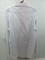 New Men’s ELY Cattleman Western White Long Sleeve Pearl Snap 17 X 35 XL V-46