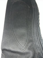 New Black Ovation Stretch Rib Half Chaps Large #464331 C-500