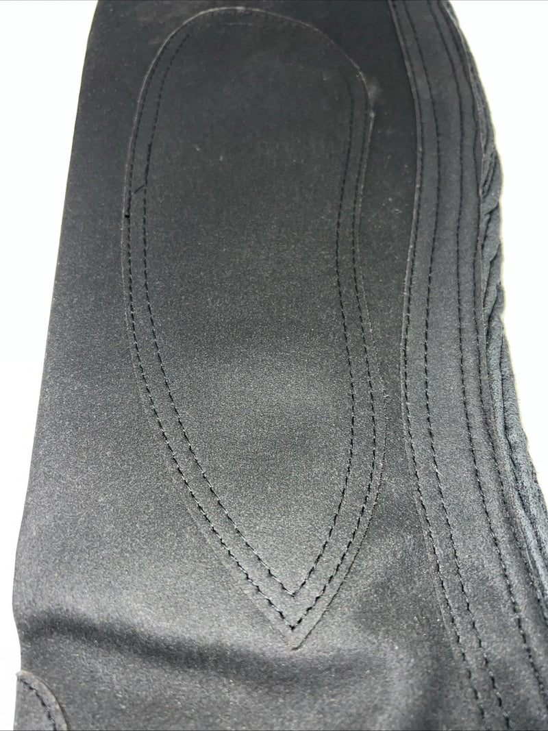 New Black Ovation Stretch Rib Half Chaps Large #464331 C-500