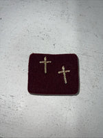 New Women’s Montana Silversmiths Small Cross Earrings With Stone. ER510Z A-65