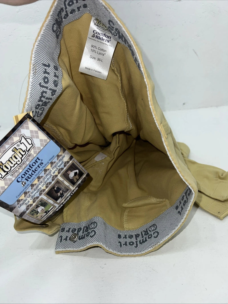 New Women’s Tan Tough 1 Comfort Riders English Breeches. 36-L  A-158