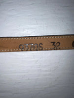 New Brown Genuine Leather Circle Y 32” Belt #9370S JJ-56